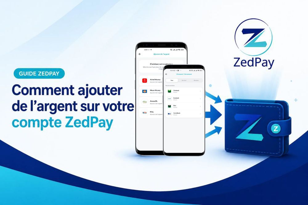 COMMENT AJOUTER DE L'ARGENT SUR VOTRE COMPTE ZEDPAY ?